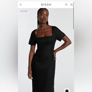 Dissh linen midi dress